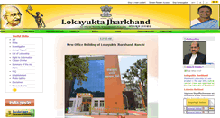 Desktop Screenshot of lokayuktajharkhand.nic.in
